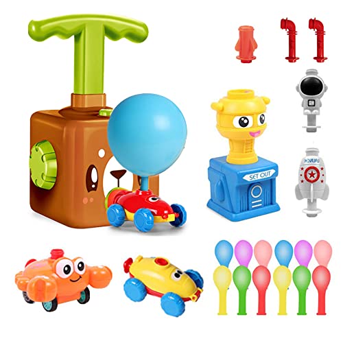 Anyingkai Ballon Auto Spielzeug,Kinder Ballon Auto Spielzeug,Balloon Powered Car Balloon Launcher Toy,Auto Ballonantrieb,Umweltschutzmaterial Wiederverwendbar von Anyingkai