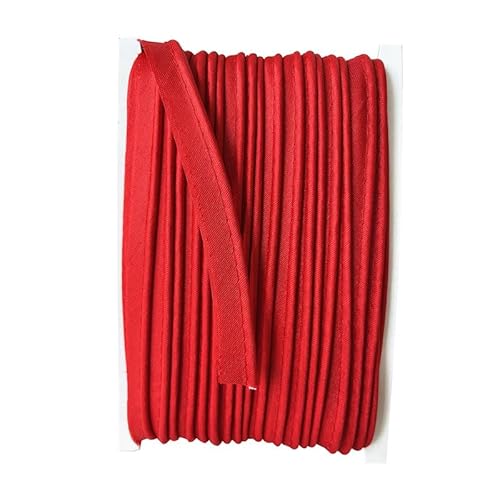 Paspelband aus Polyester, 18 m, 1,2 cm breit, für Kantennähen, Basteln, Binden, Rot Paspelband aus Polyester, 18 m, 1,2 cm breit, für Kantennähen, Basteln, Binden, Rot von Aoktorkit