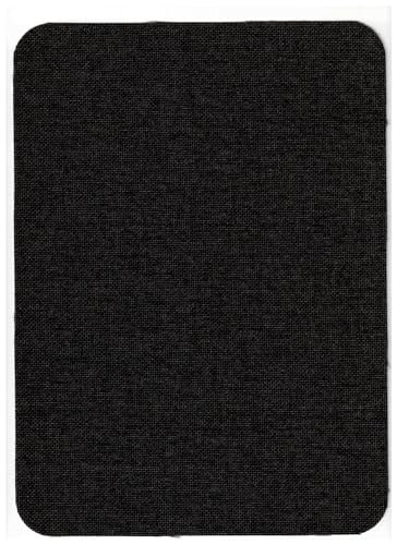 Stoff Reparatur Patches, Selbstklebende Reparaturpflaster, Reparaturflicken für Leinengewebe, Selbstklebende Bettwäsche für Sofas, Bürostühle, Kopfteile, Vorhänge, 20 x 28 cm (Schwarz) von Aomhrek