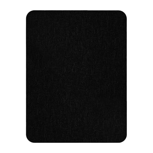 Stoff Reparatur Patches, Selbstklebende Reparaturpflaster, Reparaturflicken für Leinengewebe, Selbstklebende Bettwäsche für Sofas, Bürostühle, Kopfteile, Vorhänge, 20 x 28 cm (Schwarz) von Aomhrek