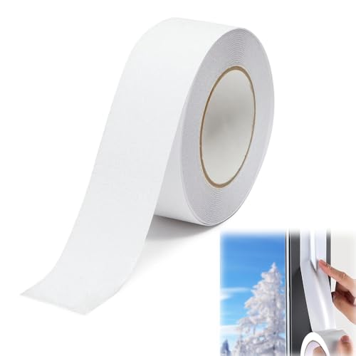 Aoreun Dichtungsband Selbstklebend, 40m x 5cm Fensterdichtung Fugendichtungsband, PVC Dichtungsstreifen Wasserdicht Klebeband, Dichtungsband für Küche,Badezimmer,Toilette,Wandecke, Weiß von Aoreun