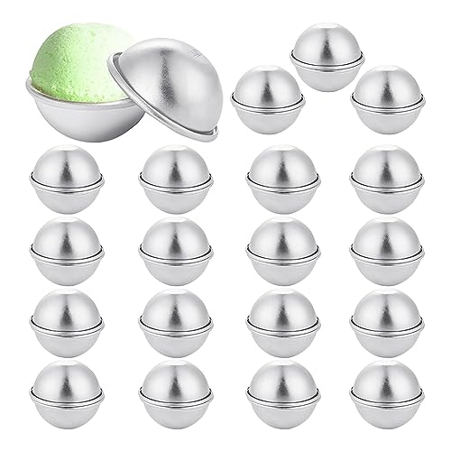 Aorwh 40 Stück 20 Set DIY Badekugelform Aus Metall zum Basteln Von Heimwerkerbedarf, 4,5 X 2 cm von Aorwh