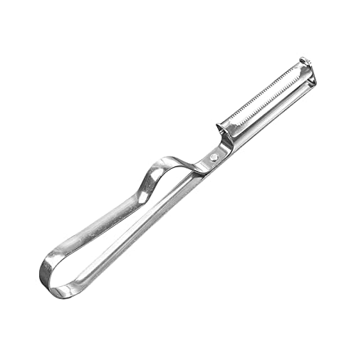 Aoseiens Küche Gemüseschäler Karottenschäler Ergonomischer Spezieller Kartoffelschäler Edelstahlkonstruktion Kartoffelschäler Edelstahl Rostfrei (Silver, One Size) von Aoseiens