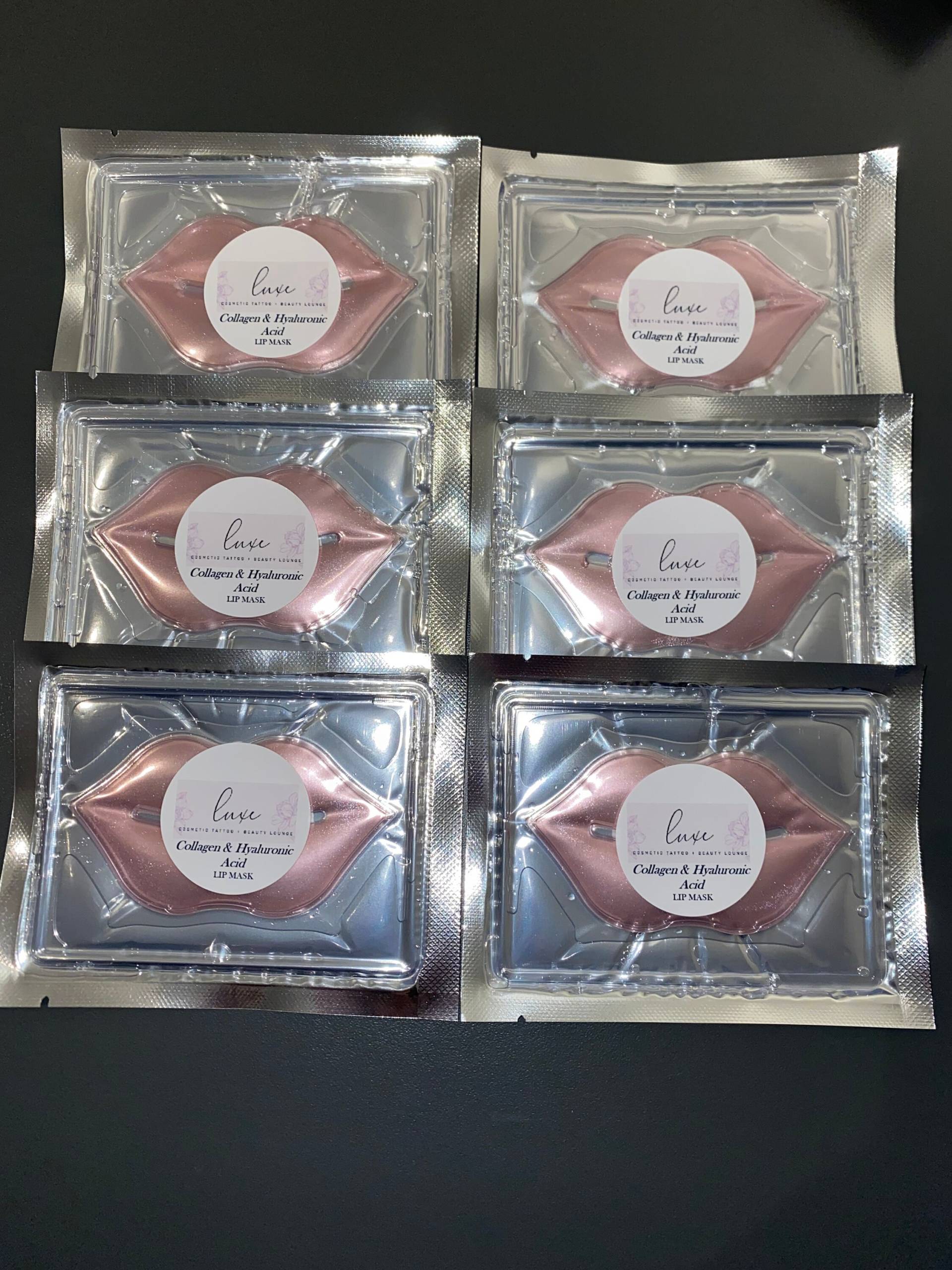 20 Personalisierte Collagen Lippen- & Augenmasken - Plumping Und Feuchtigkeitsspendend Hyaluronsäure Nachsorge Beruhigende Trockene Lippen Vaseline von AphroditeAftercare