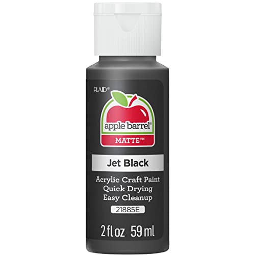 Plaid:Craft Acrylfarbe, Jet Black, 57 ml von Apple Barrel