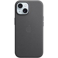 Apple Feingewebe Case mit MagSafe Handy-Cover für Apple iPhone 15 schwarz von Apple