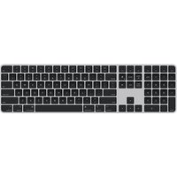 Apple Magic Keyboard (2024) mit Ziffernblock und Touch ID Tastatur kabellos schwarz, silber von Apple