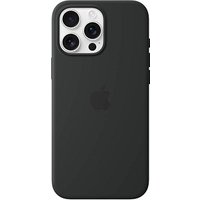 Apple Silikon Case Handy-Cover für Apple iPhone 16 Pro Max schwarz von Apple