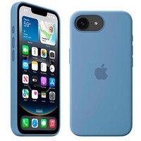 Apple Silikon Handyhülle für Apple iPhone 16e winterblau von Apple