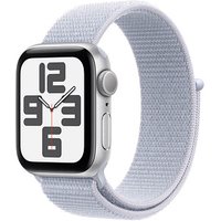 Apple Watch SE 40 mm Aluminium (GPS) Sport Loop  blaue Wolke, silber von Apple