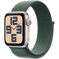 Apple Watch SE 40 mm Aluminium (GPS) Sport Loop  grün, polarstern von Apple