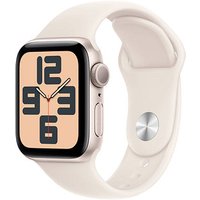 Apple Watch SE 40 mm Aluminium (GPS) Sportarmband M/L  polarstern von Apple