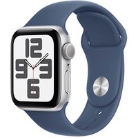 Apple Watch SE 40 mm Aluminium (GPS) Sportarmband S/M  denim, silber von Apple