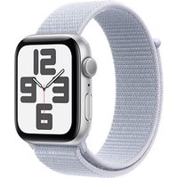 Apple Watch SE 44 mm Aluminium (GPS) Sport Loop  blaue Wolke, silber von Apple