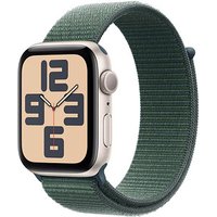 Apple Watch SE 44 mm Aluminium (GPS) Sport Loop  grün, polarstern von Apple