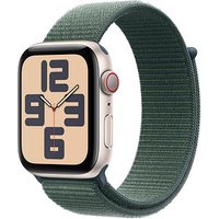 Apple Watch SE 44 mm Aluminium (GPS+Cellular) Sport Loop  grün, polarstern von Apple