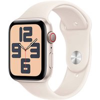 Apple Watch SE 44 mm Aluminium (GPS+Cellular) Sportarmband M/L  polarstern von Apple