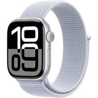 Apple Watch Series 10 42 mm Aluminium (GPS) Sport Loop  blaue Wolke, silber von Apple