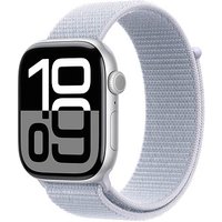 Apple Watch Series 10 46 mm Aluminium (GPS+Cellular) Sport Loop  blaue Wolke, silber von Apple