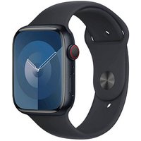 Apple Watch Series 9 45 mm Aluminium (GPS+Cellular) Sportarmband S/M  mitternacht von Apple