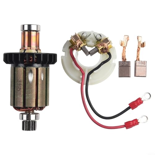 Aprilsunnyzone Kohlebürsten und Bürstenhalter-Set, für CB440 DHP458 BHP458 BDF458, Armature Assy für Bohrer, Armatur-Bürstenhalter, Kohlebürsten von Aprilsunnyzone