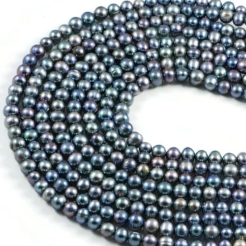 Natürliche Süßwasser-Zuchtperlen, 7–8 mm, grau, rund, A, 35,6 cm Strang für Schmuckherstellung, Heilketten, Armbänder und handgefertigte Designs – AqBeadsUk Natürliche Süßwasser-Zuchtperlen, 7–8 mm, grau, rund, A, 35,6 cm Strang für Schmuckherstellung, Heilketten, Armbänder und handgefertigte Designs – AqBeadsUk von AqBeadsUk