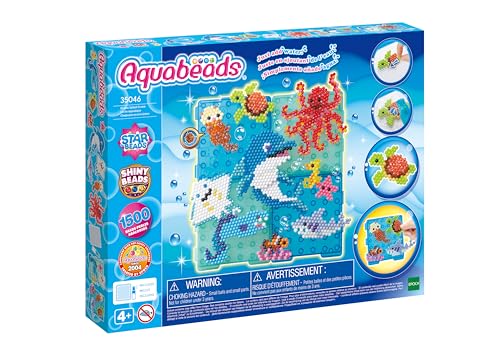 Aquabeads - 35046 Ozean Bastelset - Komplettset, Wasserperlen für Kinder ab 4 Jahren, ohne Bügeln oder Kleben von Aquabeads