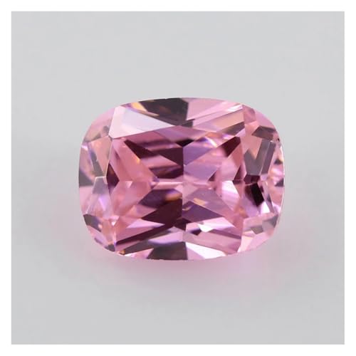 Aqxyqaz Kuaizi Kubischer Zirkonia-Stein, Baguette-Form, Weiß, Rosa, Granat, Blau, Grün, Gelb, lose CZ-Steine, synthetische Edelsteine ​​für Schmuck Jingxin(Rosa,4x6mm 20PCS) von Aqxyqaz