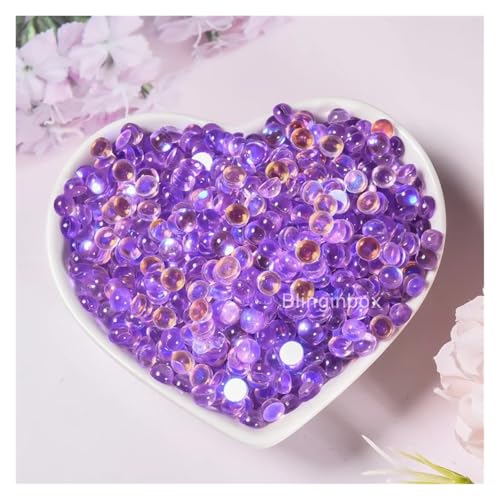 Kuaizi SS20 1440 Stück Meerjungfrau Glitzer Tropfen 3D Nail Art Dekorationen Strass Glänzende lichtempfindliche Glaskristall Strass Perlen Maniküre Jingxin(Violet Aurora) von Aqxyqaz