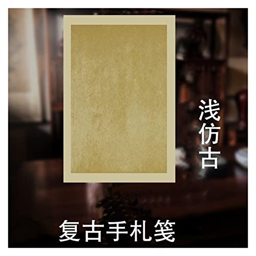 Aqxyxsw Chinesisches Batik-Kalligraphie-Papier Retro Halbreifes Xuan-Papier Chinesische Kalligraphie-Malerei-Kreation Reispapier Xuan Zhi lingli(B,27x34cm) von Aqxyxsw