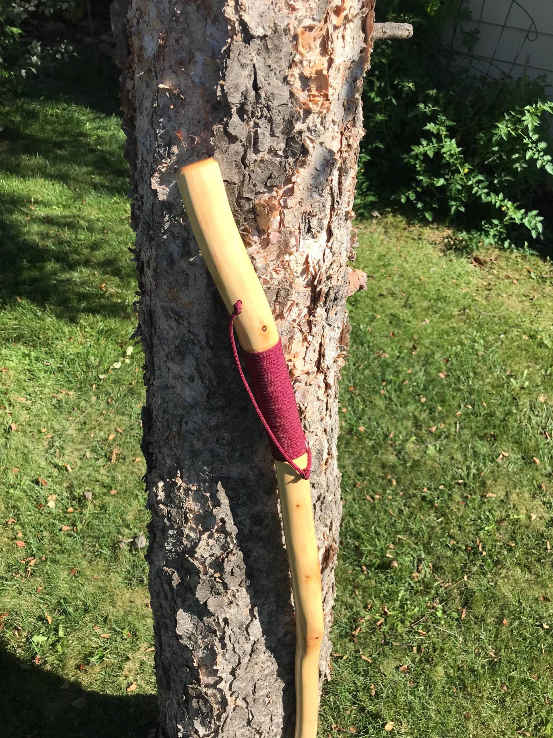 Crison King Maple 58-Zoll-Gehstock Mit Natürlicher Biegung Aus Paracord von ArCaneCreations2017