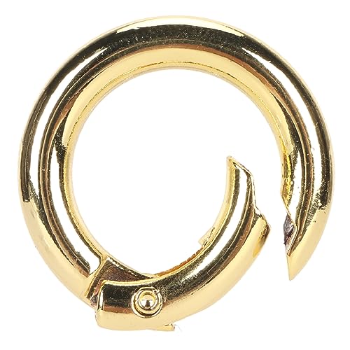 30 Mm Kupfer-Federringverschlüsse, 20 Stück DIY-Schmuckherstellungsverschluss für Halsketten, Armbänder, Fußkettchen, Ohrringe mit Feinem Glanzfinish (GOLD) von Aramox