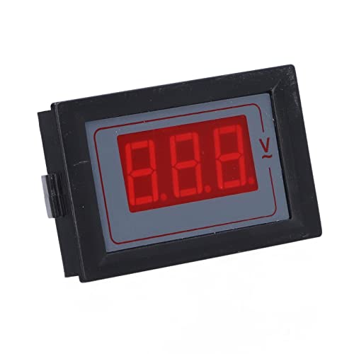 50–500 V LCD-Digital-Digital-Voltmeter, Spannungsmesser, Voltmeter, Digitale Spannungsprüfer-Scheibe mit Anschlussdrähten Zum Messen der Spannung 5035 V von Aramox