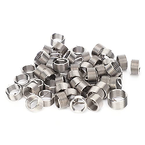 50pcs Hochstrahlstahl -Stahlgewindeeinsätze Zur Reparatur von Weiblichen Gewinde, M10x1.25 -Fadenreparaturwerkzeug für Industrielle Hardware (1D) von Aramox