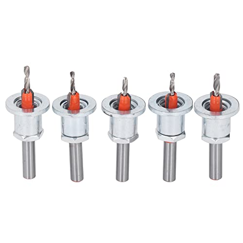 5pcs Countersink Drill Bit Set, überlegene Schneidkapazität Drill Bit Combo Einstellbare Countersink Verhindern Verstopfung der Trümmerhohlräume 8x8x4; 8x8x3,5; 8x8x3.2; ; 5pcs Countersink Drill Bit Set, überlegene Schneidkapazität Drill Bit Combo Einstellbare Countersink Verhindern Verstopfung der Trümmerhohlräume 8x8x4; 8x8x3,5; 8x8x3.2; ; von Aramox