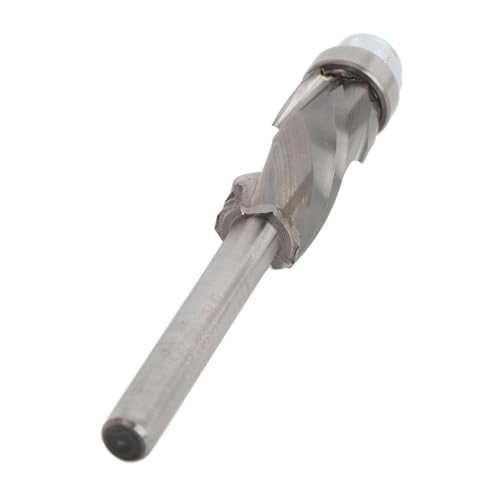 Bündigfräser Spiralnutfräser, Flush Trim Router Bit, 1/4 Zoll Schaft 1/2 Zoll Schnittdurchmesser 1 Zoll Schnittlänge von Aramox