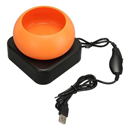 Elektroperlenspinner USB -Netzteil Perlenspinner Orange für Verschiedene Glasperlen von Aramox