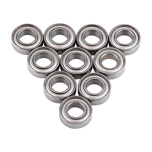 Kugellager Stahllager,10Pcs 688ZZ Miniaturkugellager 8x16x5mm Stahl doppelt geschirmtes Lager Für 8mm Wellen- / Stangenprojekte von Aramox