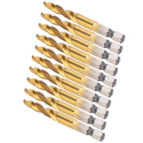 M6-Tap-Bohrer-Bit-Set, Premium-Stahlmaterial, Vielseitige Bohrfähigkeit mit Effizienter Verarbeitungszeit und Langlebiger Leistung für die Materialkompatibilität M6-Tap-Bohrer-Bit-Set, Premium-Stahlmaterial, Vielseitige Bohrfähigkeit mit Effizienter Verarbeitungszeit und Langlebiger Leistung für die Materialkompatibilität von Aramox