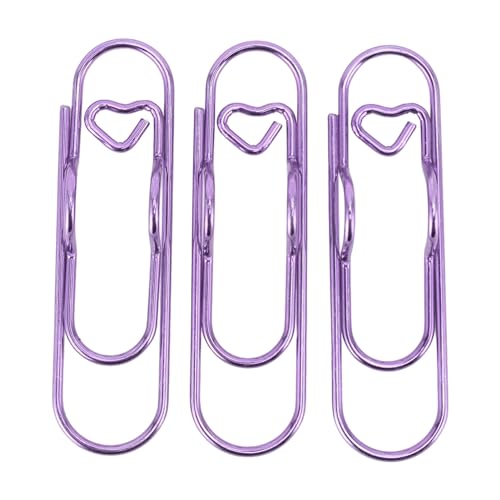 Metall -Stift -Clip Edelstahl Langable Tragbarer Papierklip -Stifthalter 30pcs für Notebook -Lesezeichen -Quittungen (Rot) (GREEN) (BLUE) (PURPLE) von Aramox