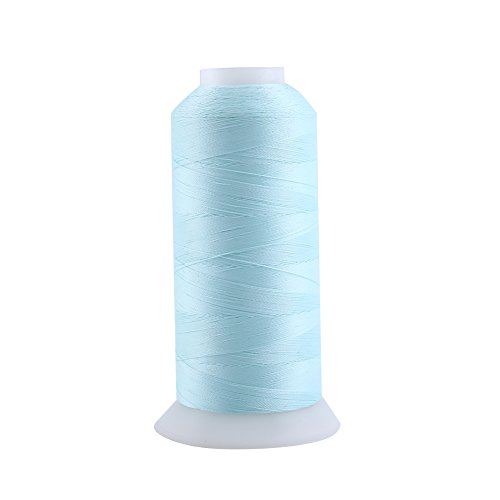 Nähgarnspule, Leuchtende Stickerei, 150D/2 Nylon, 3000 Yards Polyester für Maschinenstickerei, Leuchtet Kontinuierlich über 12 Stunden nach der Lichtaufnahme (3000 Yards) von Aramox