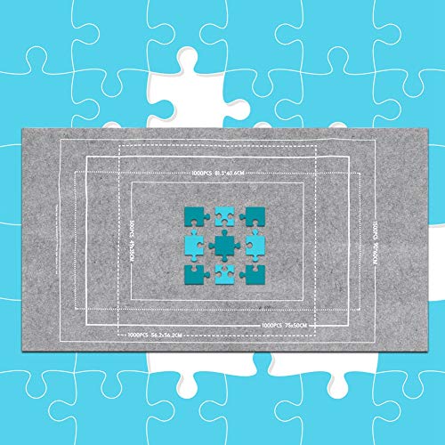 Puzzle-Aufrollmatte, Spielzeugmatte, Puzzle-Aufbewahrungsmatte, Puzzle-Aufbewahrungsmatte, Puzzle-Filzmatte, Puzzles, Decke, Aufbewahrung, Teppich, Zubehör für, Spielzeug, 66 X von Aramox