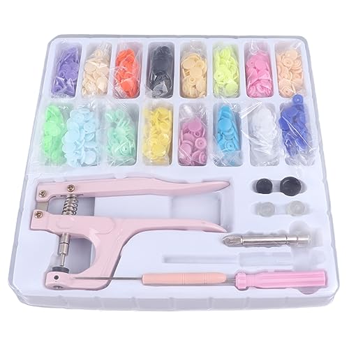 Snap Fastener Tool Kit Labor Saving Nail Press Tange für Handwerkskleidung Home DIY [tragbar] von Aramox