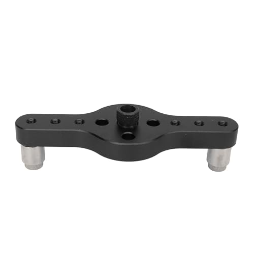 Vertikale Taschenloch Jig Dowelling Auto Centering Drill mit Hoher Effizienz und Genauigkeit Aluminiumlegierung Leicht zu Verwenden Multifunktional für Bohrlöcher in Verschiedenen Materialien (BLACK) Vertikale Taschenloch Jig Dowelling Auto Centering Drill mit Hoher Effizienz und Genauigkeit Aluminiumlegierung Leicht zu Verwenden Multifunktional für Bohrlöcher in Verschiedenen Materialien (BLACK) von Aramox