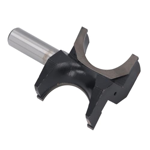 Wolframstahl Bullnose Router Bit, 1/2in Schaft, 1 3/8in Perlen Durchmesser - Holzbearbeitungswerkzeug für weiche Kanten, langlebig, einfach zu installieren von Aramox