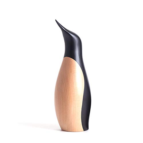 Architectmade Großer Pinguin Holzfigur von Architectmade