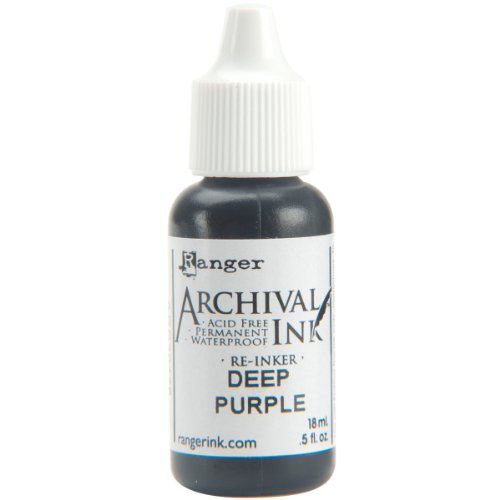 Archival Pad Re-inkers Ranger Industries Archival Re-Inker, Deep Purple von Archival Pad Re-inkers