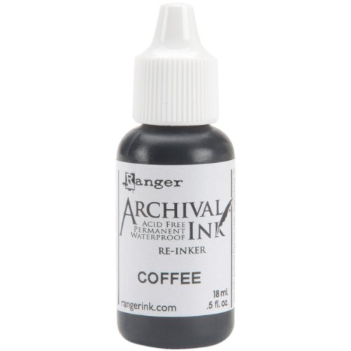 Ranger Archival Pad Re-inkers Industries Archival Re-Inker, Kaffeebraun von Ranger