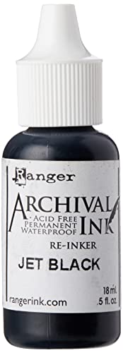 Archivierung Pad re-inkers Ranger Industries Archivierung re-inker, Jet Schwarz von Archival Pad Re-inkers