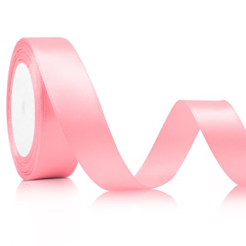 Band zum Verpacken von Geschenken, rosa Band, 2,5 cm x 22,7 m von Ardusnpe